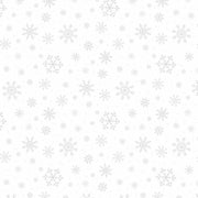 Christmas | White On White Snowflakes All Over