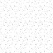 Christmas Lights | White/White