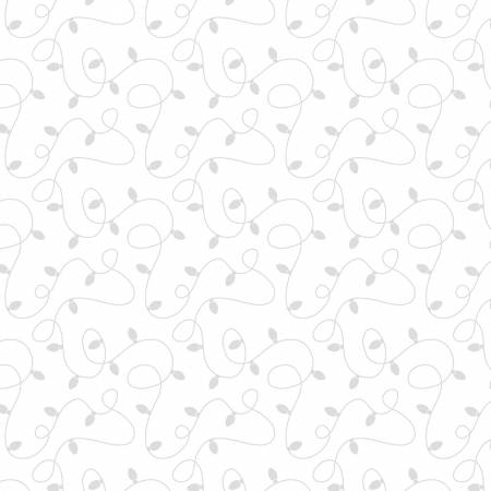 Christmas Lights | White/White