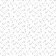 Candy Cane Toss | White/White