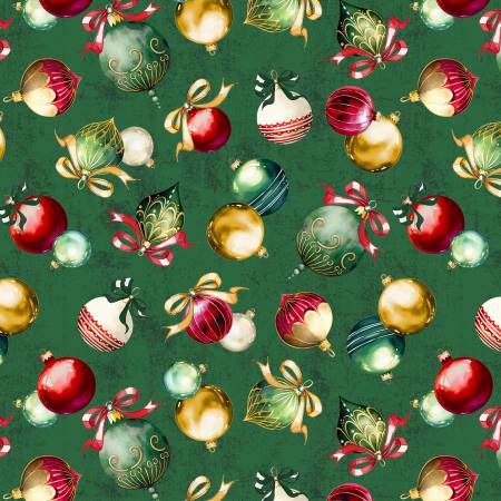 Holiday Splendor | Dashing Ornaments - Evergreen