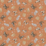 Petal & Purr | Feline Friends - Rust