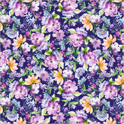 Serafina | Cheerful Blooms - Indigo