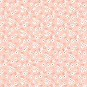 Light Coral Scattered Flowers