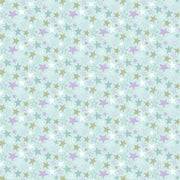 Light Blue Star Doodles