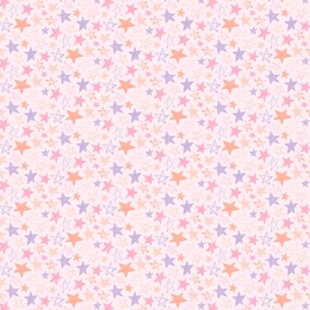 Light Pink Star Doodles