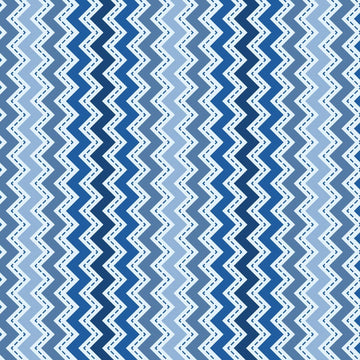 Blue Zig Zag