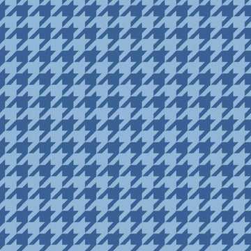 Blue Tonal Houndstooth