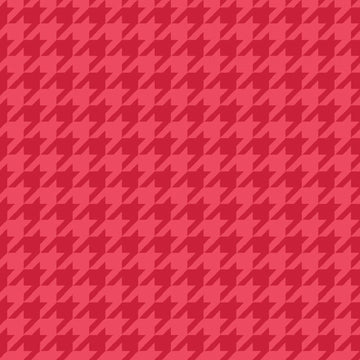 Red Tonal Houndstooth