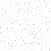 White/Teal Tiny Dots