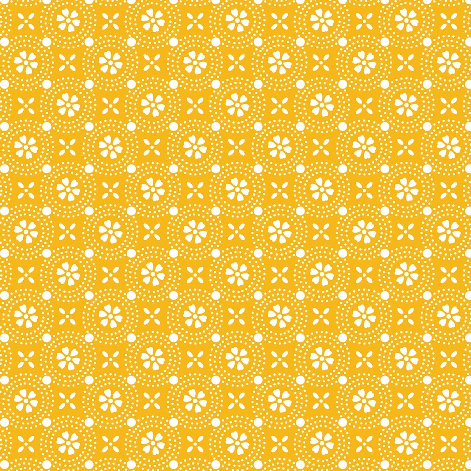 Yellow Dotted Circles