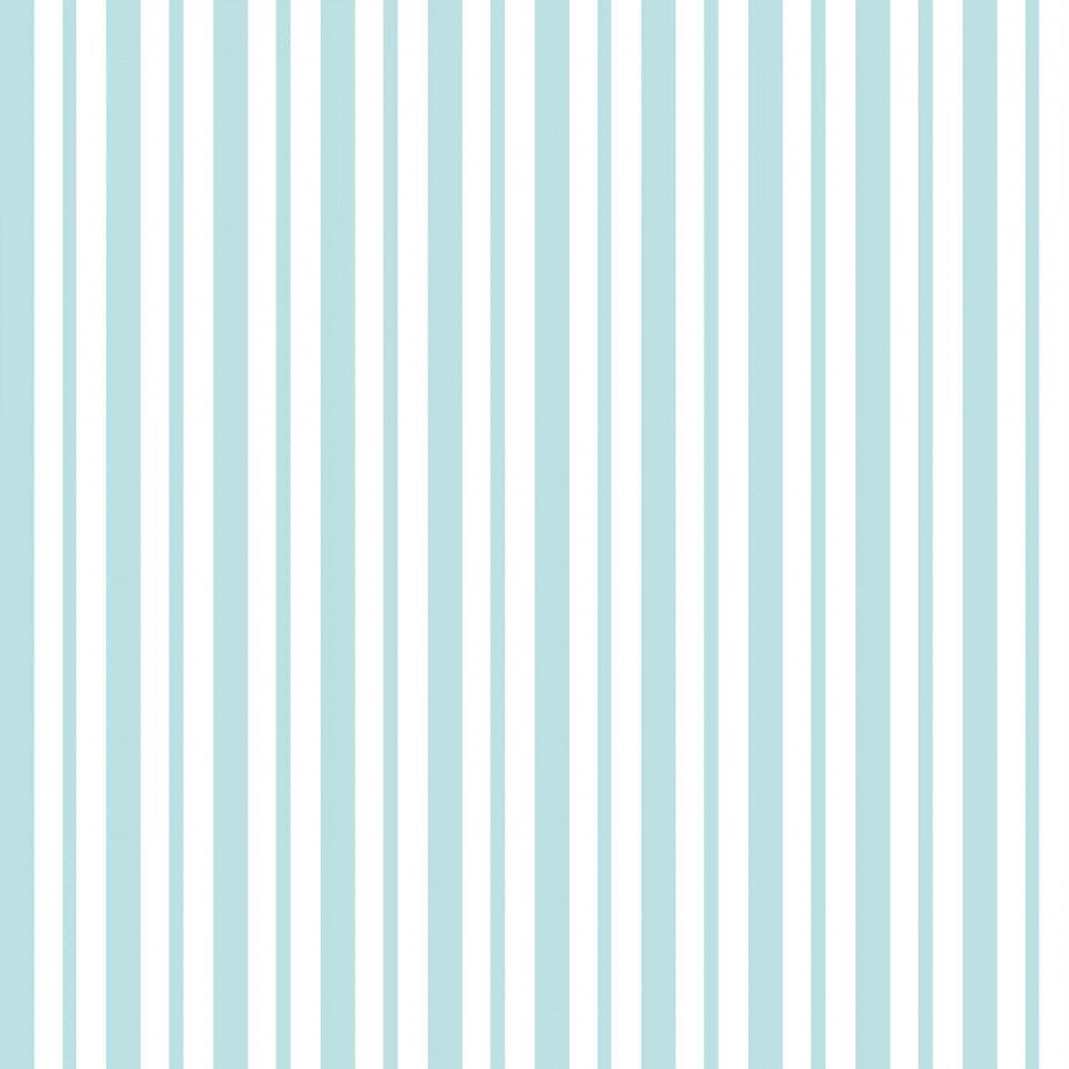 Teal Mini Awning Stripe