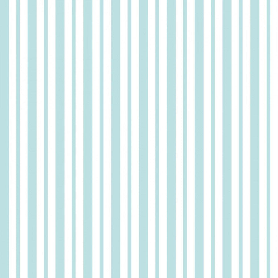 Teal Mini Awning Stripe