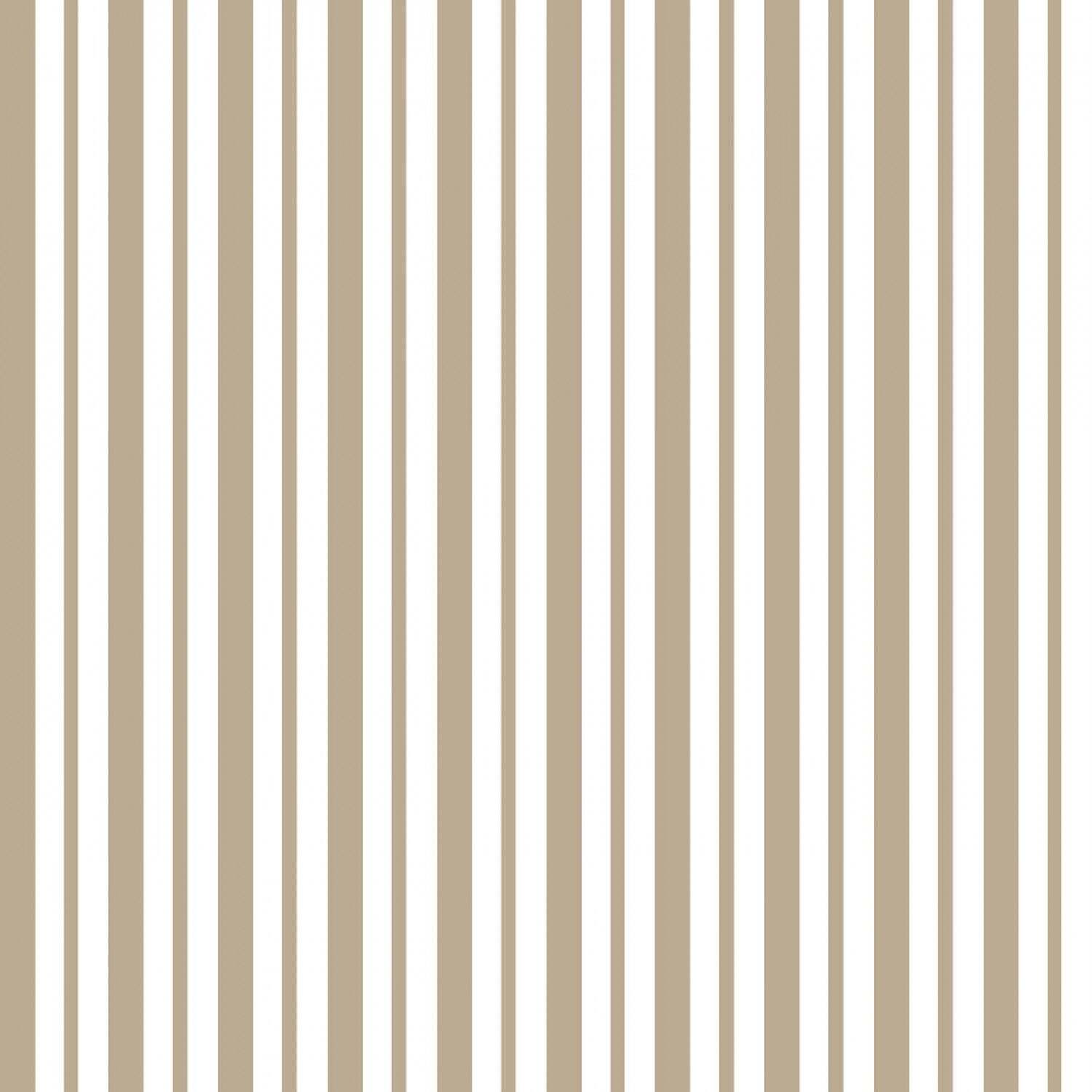 Tan Mini Awning Stripe