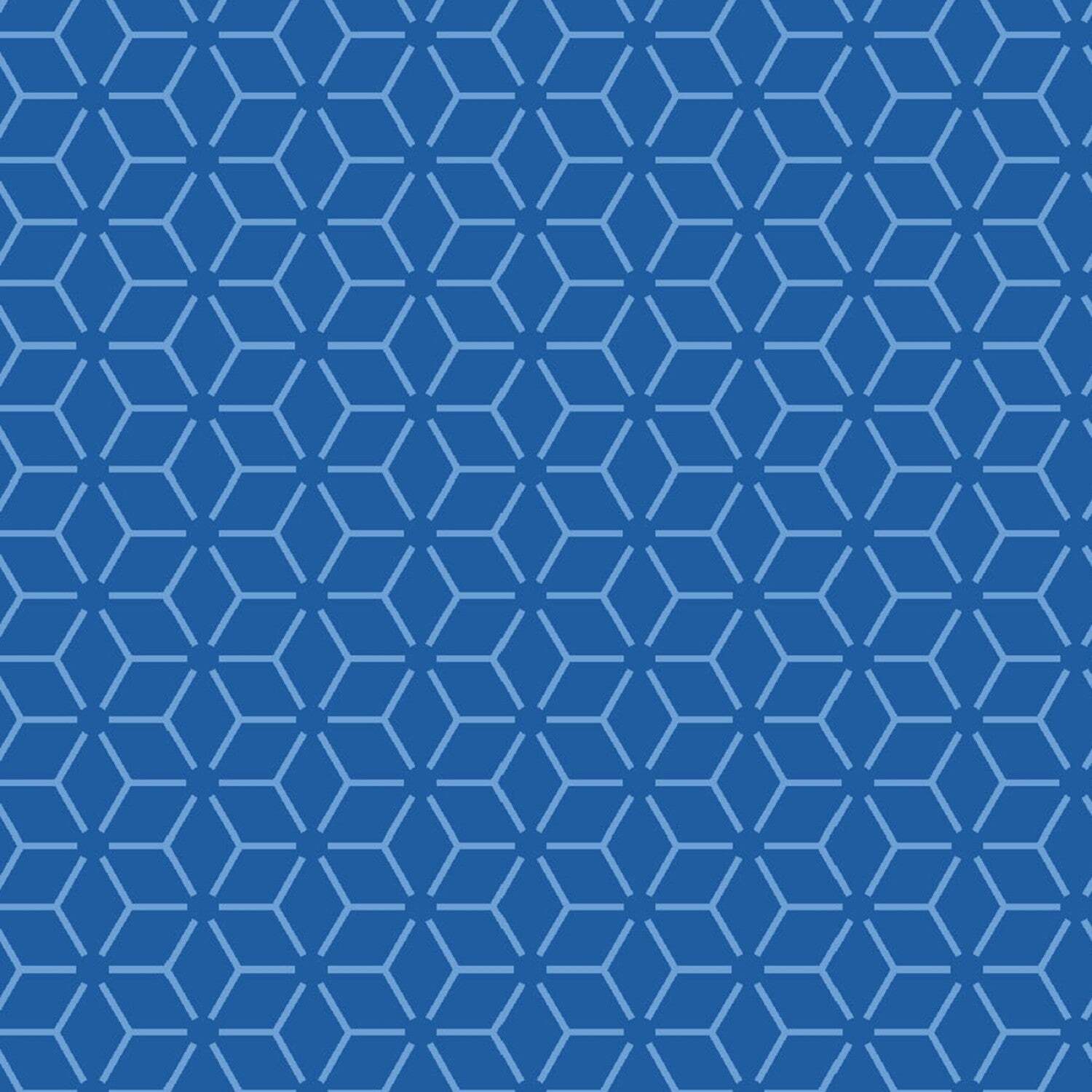 Blue Connected Stars