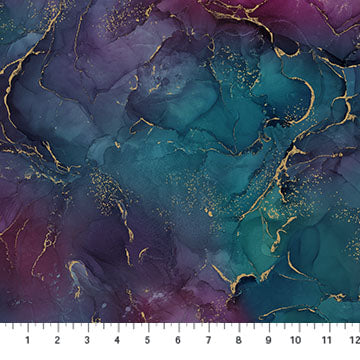 Midas Touch 108" | Plum/Teal