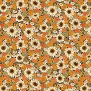 Ivory Fields | Large Floral - Brown