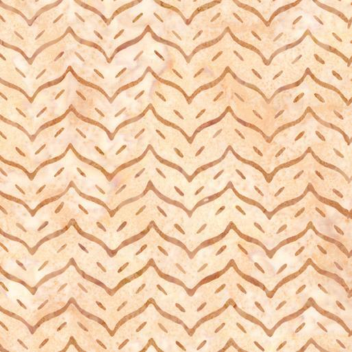 Bali Golden Beach | Peach Kiss Chevron Wave