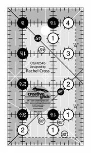 Creative Grids Ruler | 2.5"x 4.5"