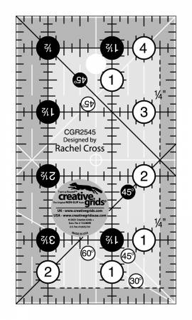 Creative Grids Ruler | 2.5"x 4.5"