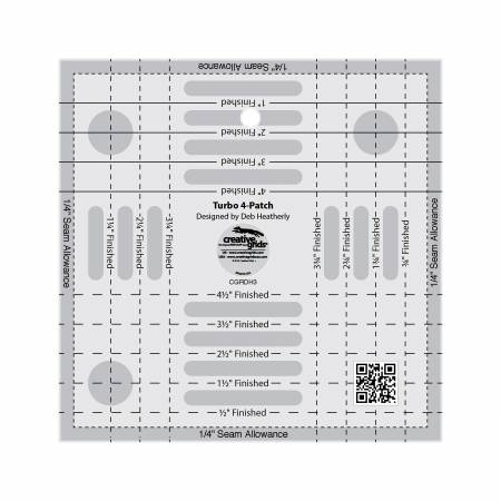 Turbo 4-Patch Template Ruler