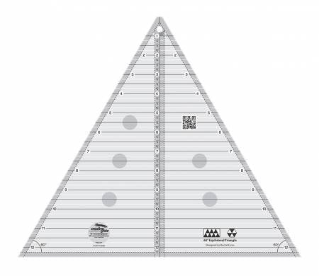 Creative Grids Ruler | 60° Triangle 12.5in