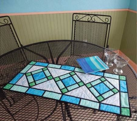 Stained Glass Table Runner