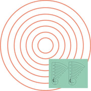 Circles on Quilts - Circles |High Shank