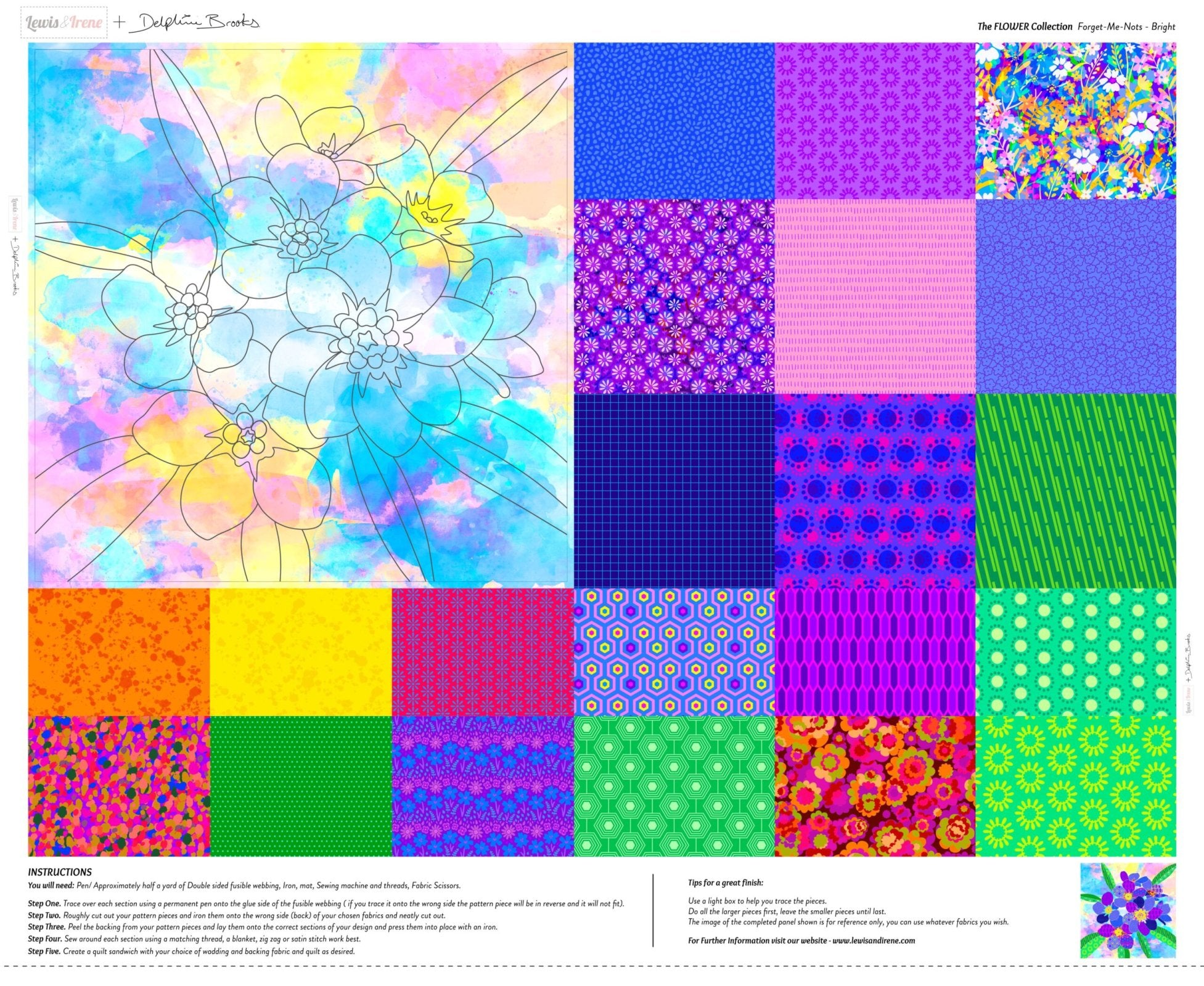 DB's Flowers | Forget-Me-Nots - Bright