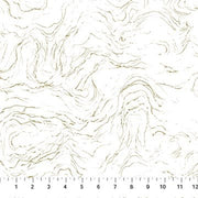 Midas Touch | White - Wave Texture