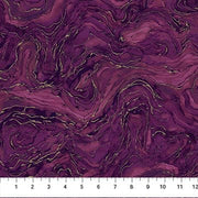 Midas Touch | Plum - Wave Texture