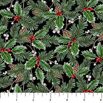 Highland Heart | Large Holly - Black