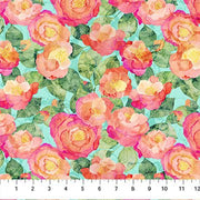 Veranda | Packed Floral - Turquoise