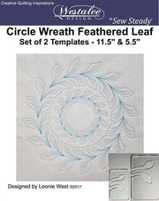 Circle Wreath Feathered Leaf | Low Shank