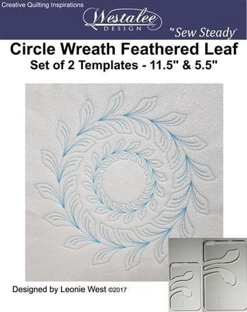 Circle Wreath Feathered Leaf | Low Shank