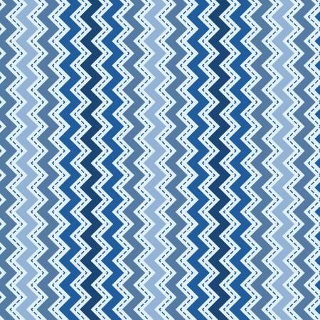 Blue Zig Zag