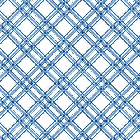 Blue Diagonal Plaid