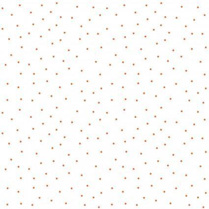 White/Orange Tiny Dots