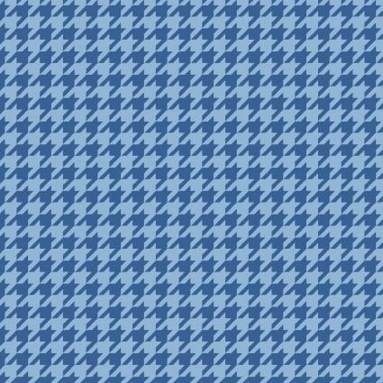 Blue Tonal Houndstooth