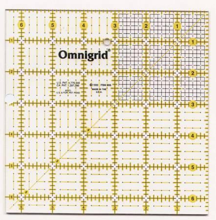 Omnigrid Ruler | 6.5" Square