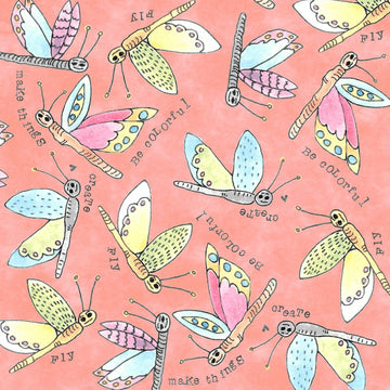 Potpourri pink butterfly