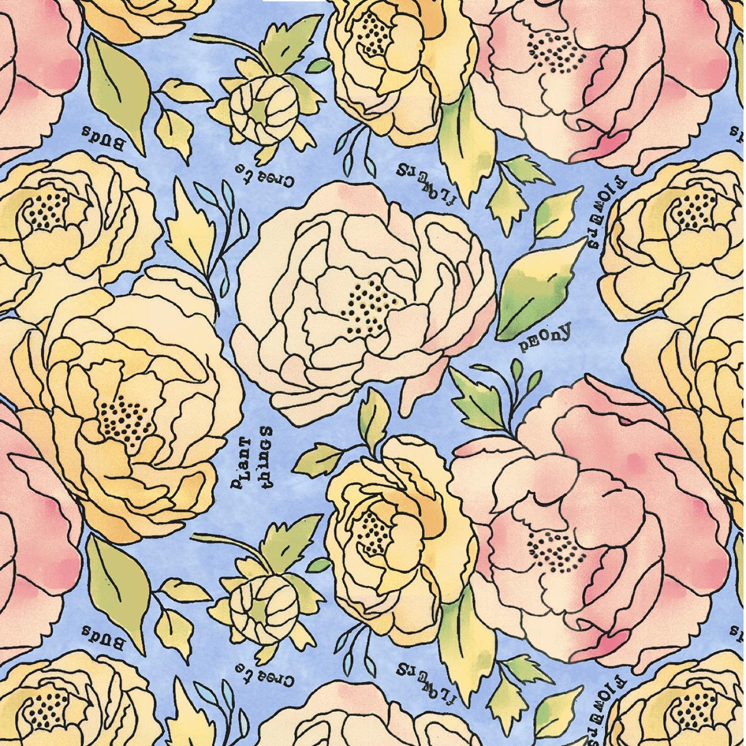 Potpourri Pink/Yellow floral