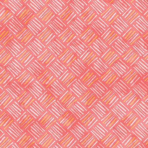 Soul Shine | Coral Crosshatch