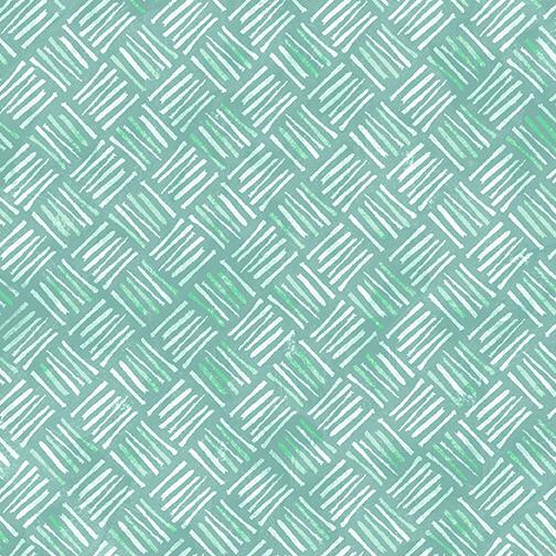 Soul Shine | Teal Crosshatch