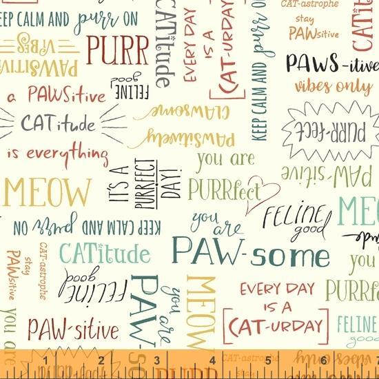 Purrfect Day | White Words