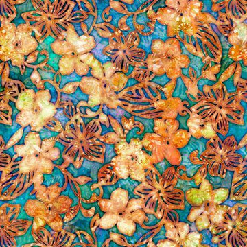 Tropicalia | Turquoise Flowers