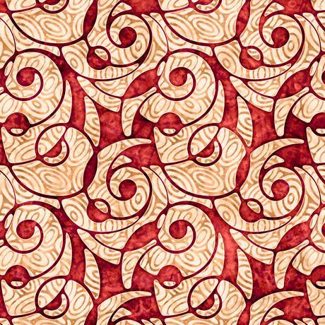 Adagio | Red Packed Swirl