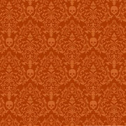Spooky Night | Orange Damask