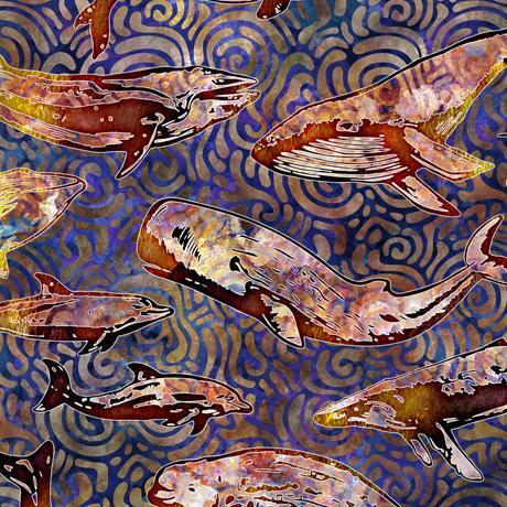 Aquatica | Purple Whales