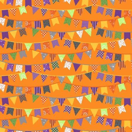 Orange Halloween Flags